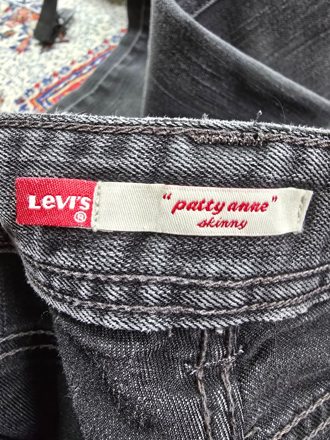 리바이스 블랙 워싱 데님 (1857) 상품이미지4