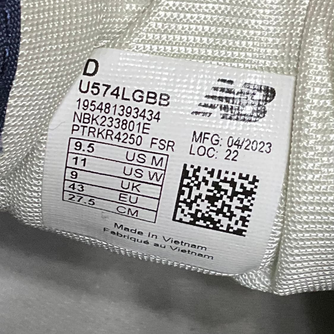뉴발란스 574 레거시 네이비 275 상품이미지7