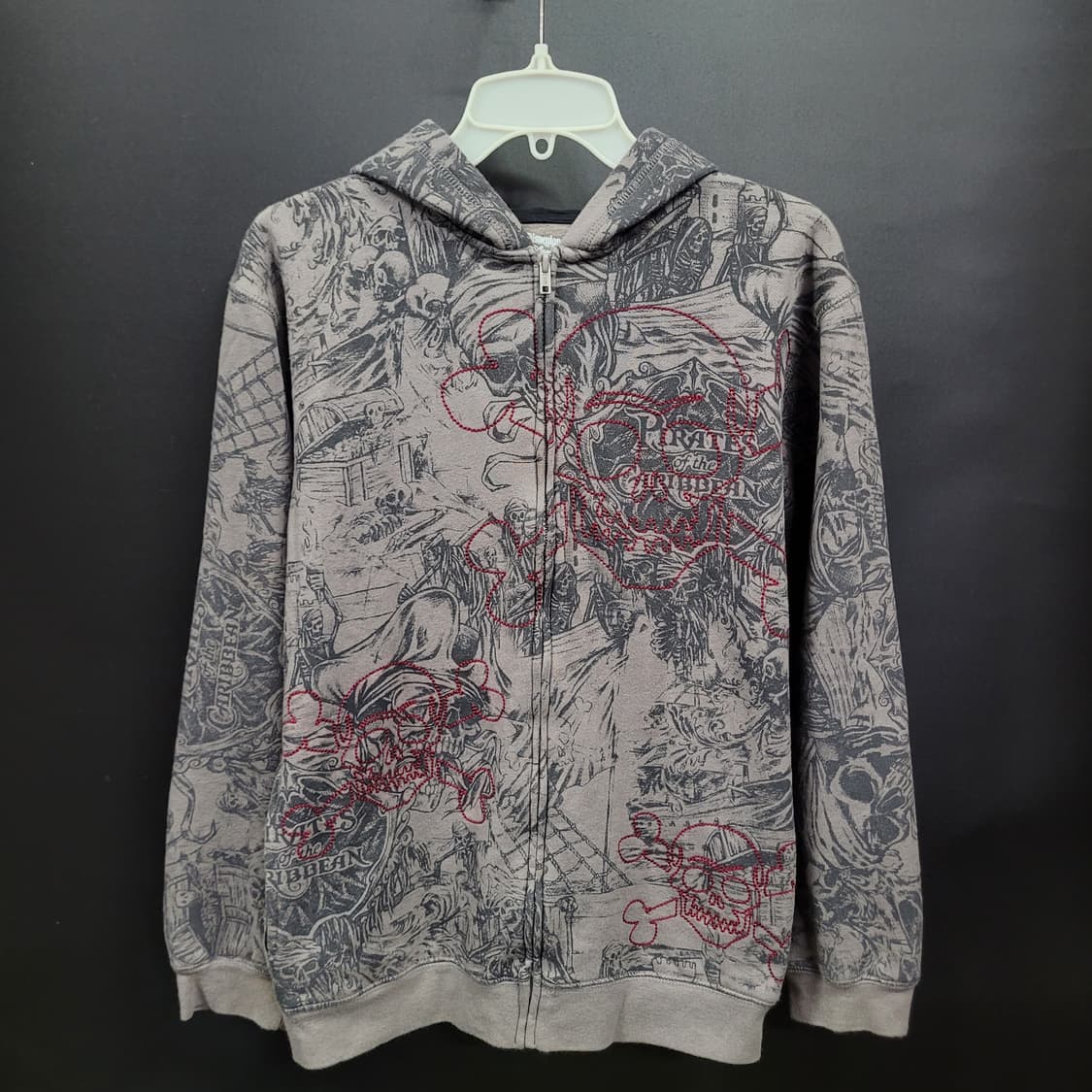 PIRATES CARIBBEAN Sketch Art Hoodie Y2K 상품이미지1