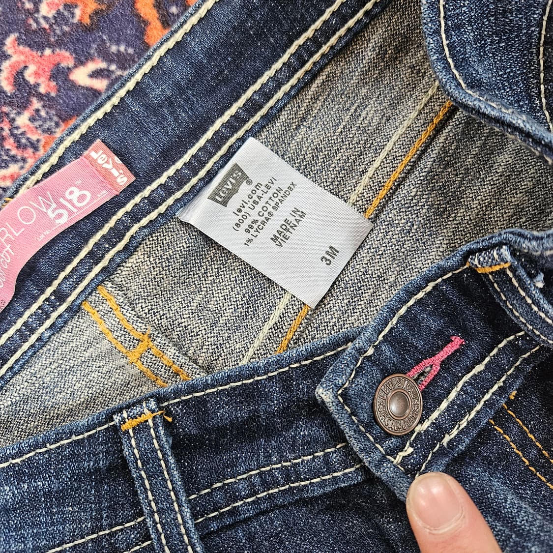 리바이스(Levis) 00's 슈퍼로우 No.518 부츠컷 데님  상품이미지8