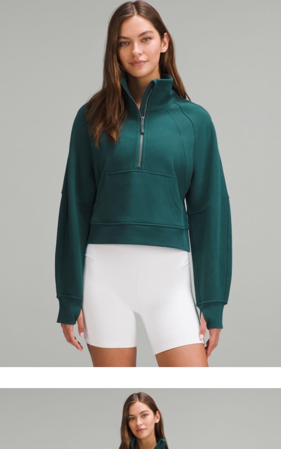 (새상품) 룰루레몬 스쿠바 오버사이즈 퍼넬넥 하프집업 상품이미지1