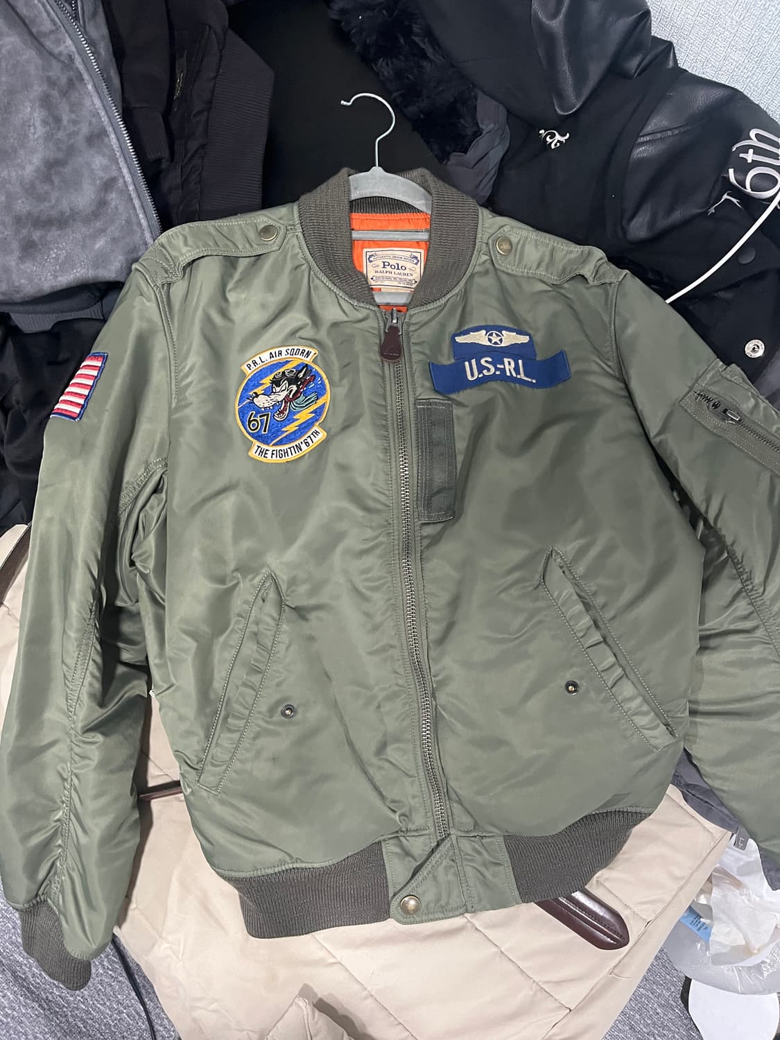 폴로 랄프로렌 L-2B 항공점퍼 s 상품이미지1