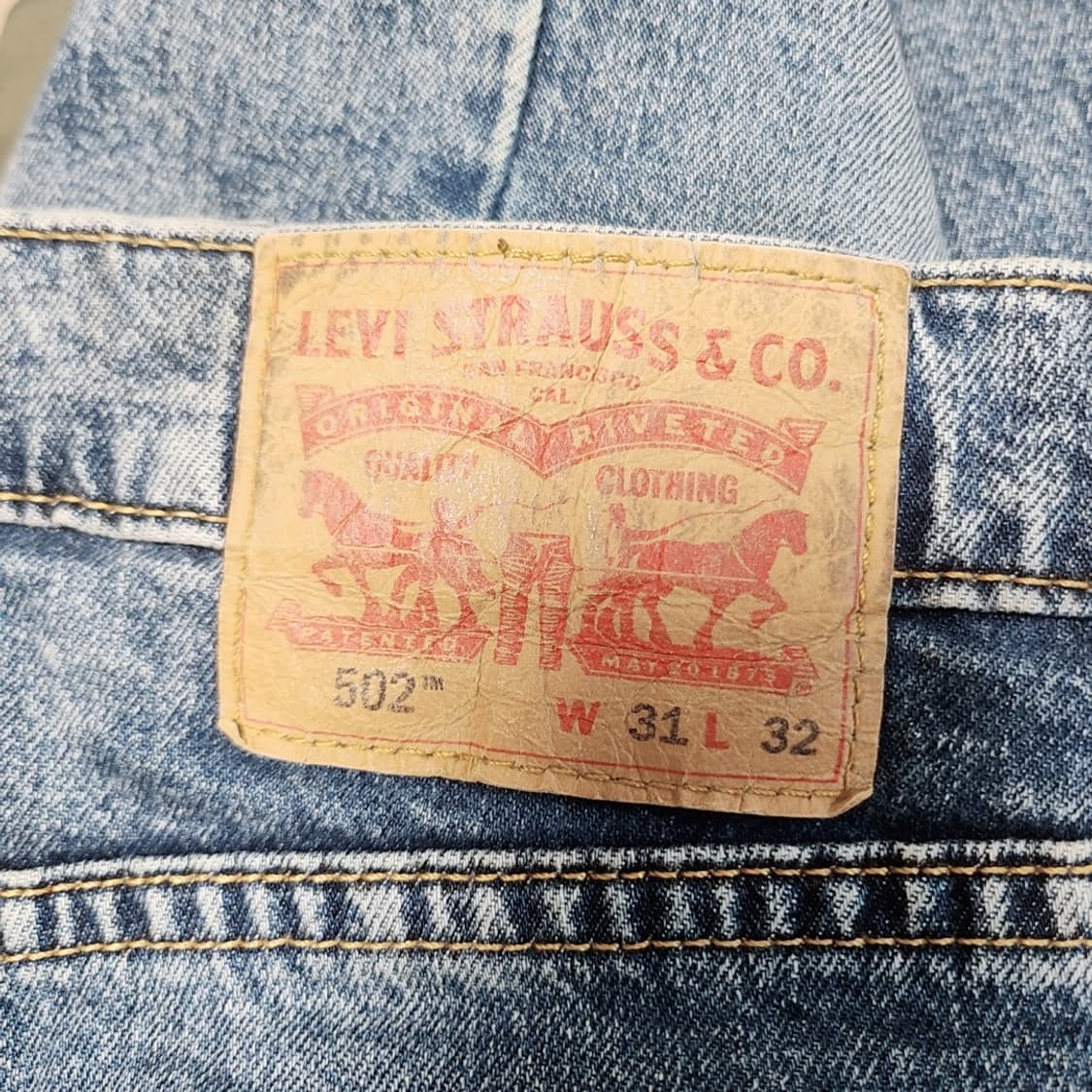 [31] 리바이스 502 청바지 데님팬츠 상품이미지3