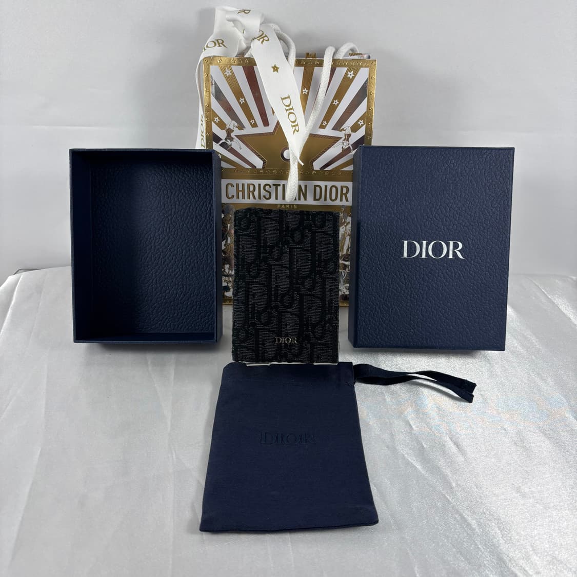 (25.11월,새상품급)디올 오블리크 오거나이저 카드지갑 블랙 상품이미지1