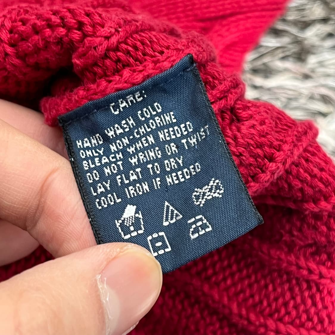 폴로랄프로렌 여성 꽈배기 니트 (S) 상품이미지4