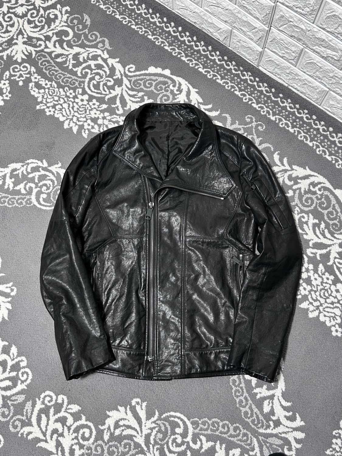System homme lambskin highneck jacket 상품이미지7