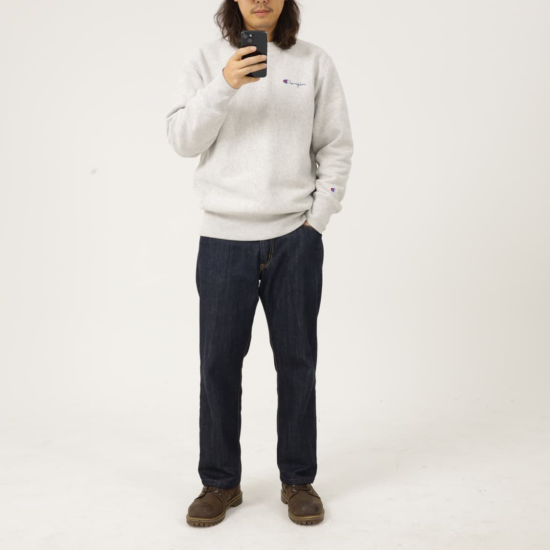 챔피온 리버스위브 웜업 기모 맨투맨 상품이미지10