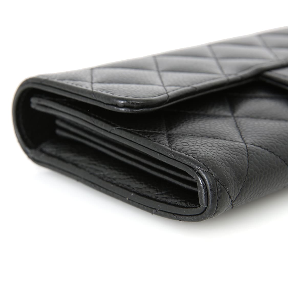 샤넬 클래식 캐비어 장지갑 블랙 아코디언 지갑 A80758 상품이미지8