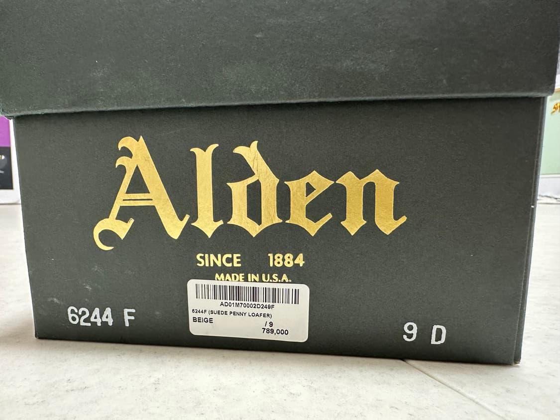 [9D] 알든(Alden) 스웨이드 페니 로퍼 상품이미지8