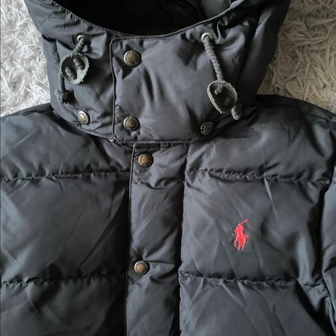[희귀템] 폴로 랄프로렌 여성 후드 다운 패딩 자켓 s 상품이미지5