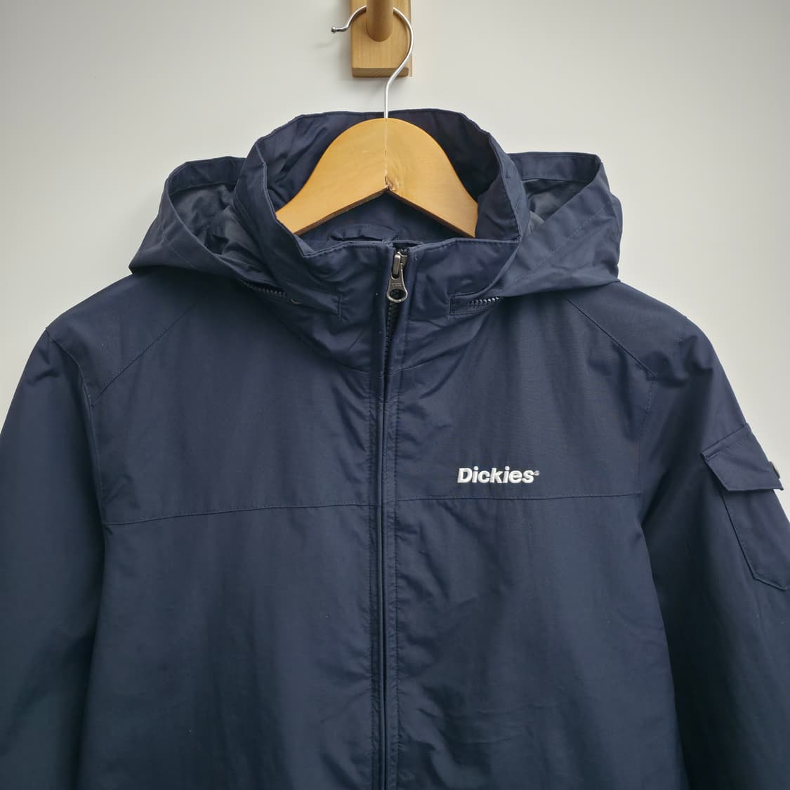 [L] 디키즈 네이비 후드 바람막이 자켓 상품이미지2