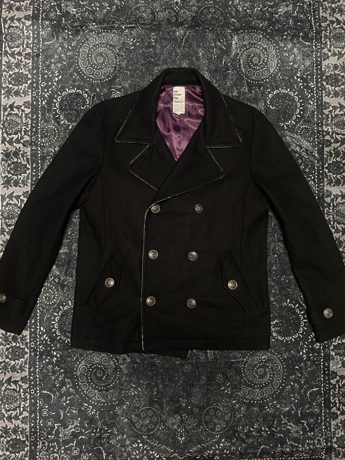 semantic desige pea coat 상품이미지1