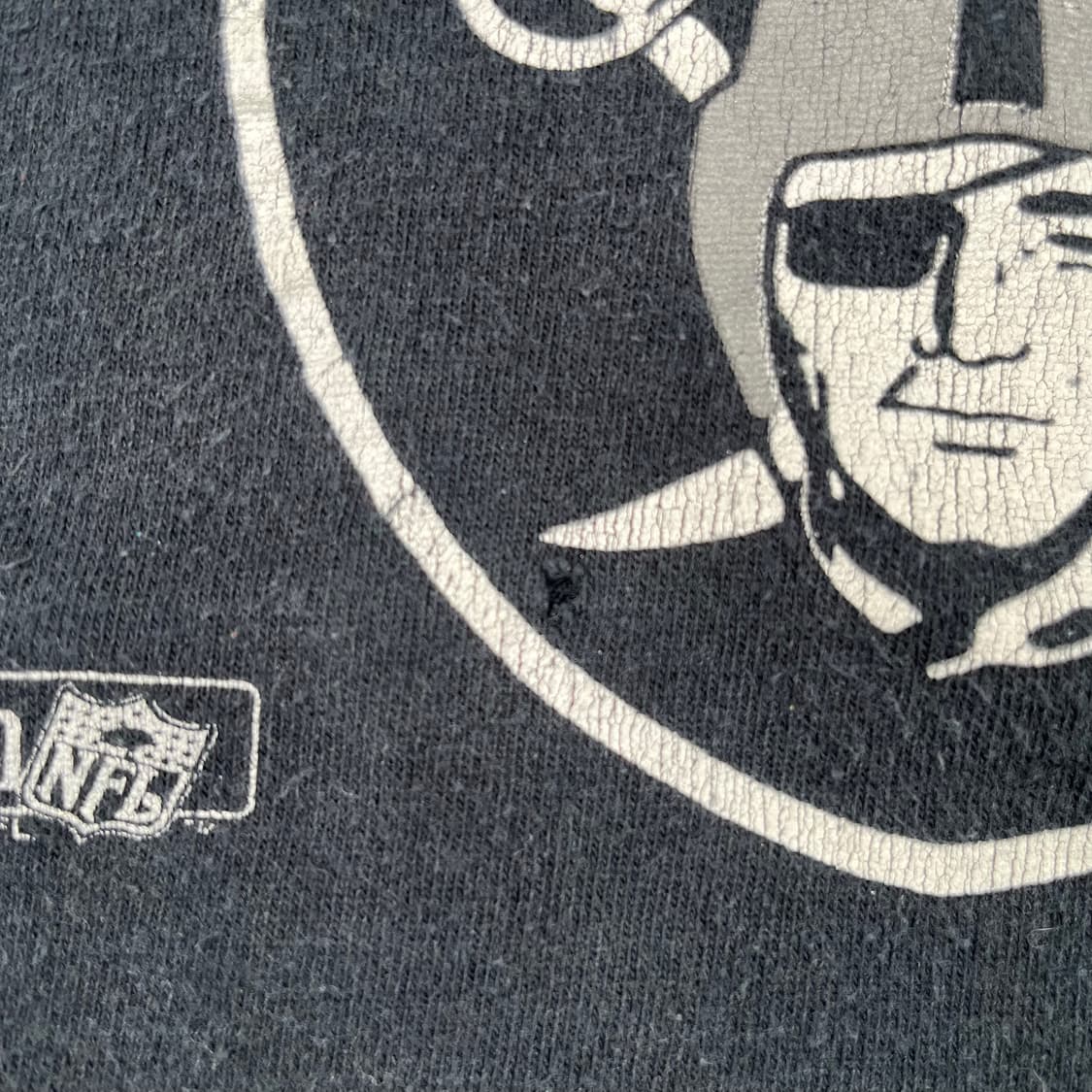 빈티지 살렘 리얼 맨 웨어 블랙 레이더스 반팔 상품이미지8