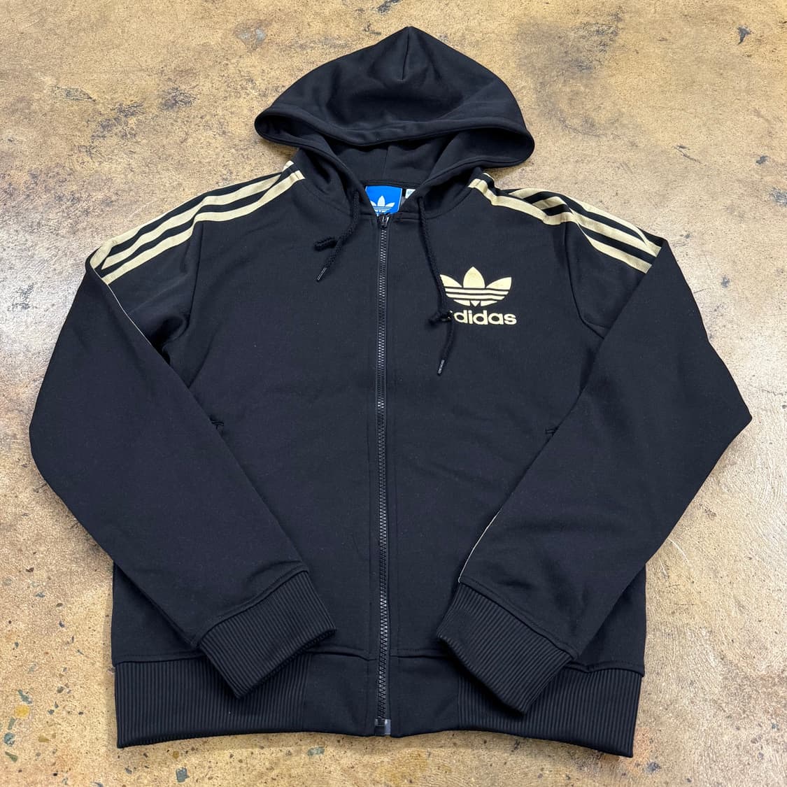 아디다스 검금 검골 후플 플락 져지 후드집업  상품이미지2