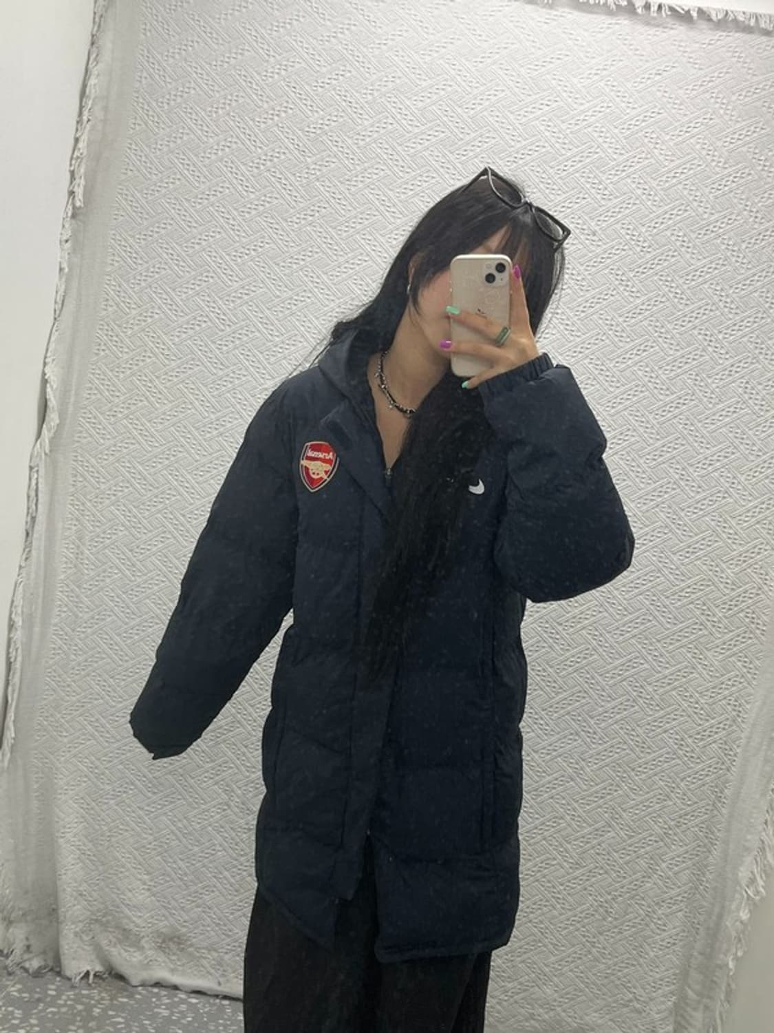 나이키 올드스쿨 스포티 아스날 롱패딩 M C06809 상품이미지2