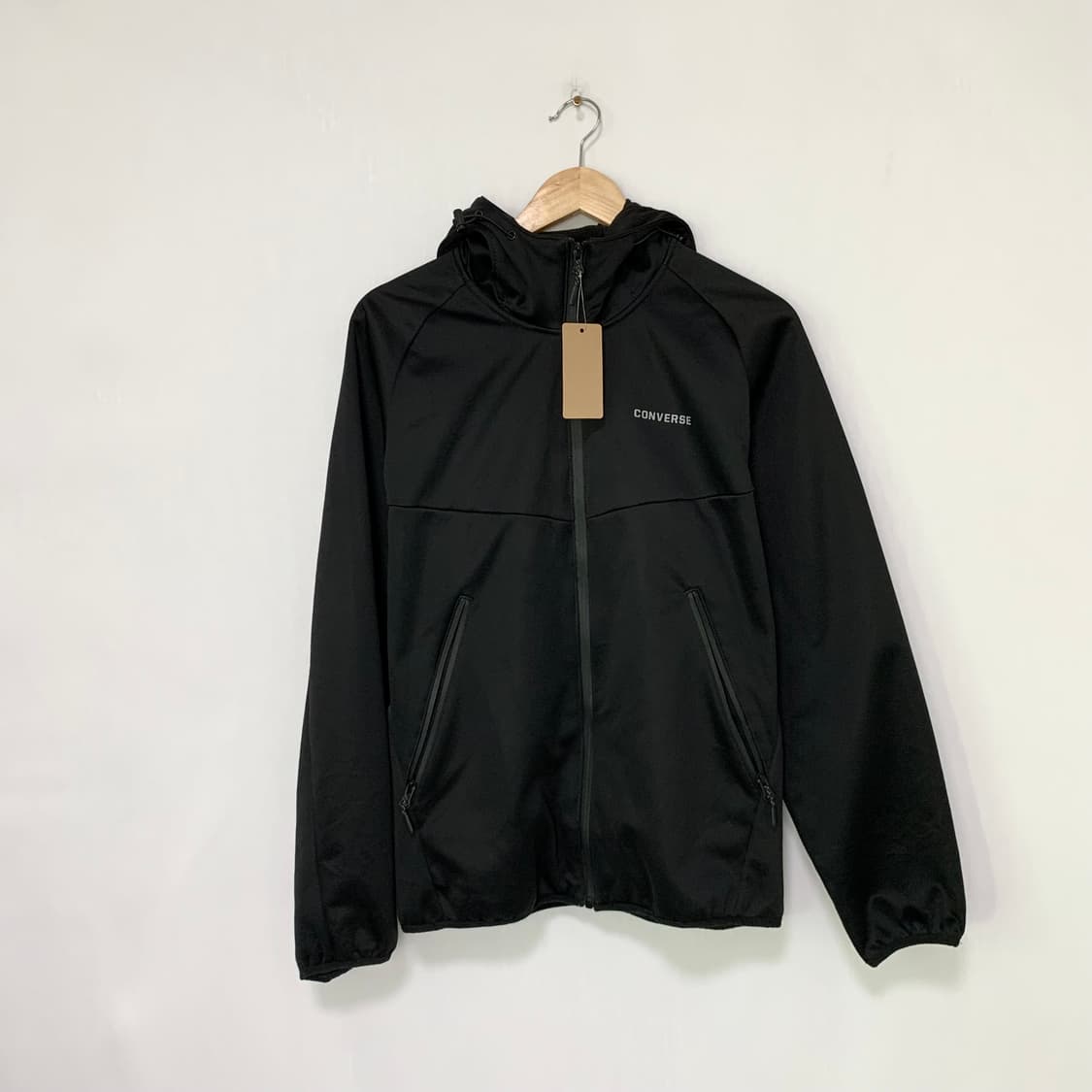 컨버스 후드 져지 집업 블랙 빈티지 남녀공용 M 상품이미지2