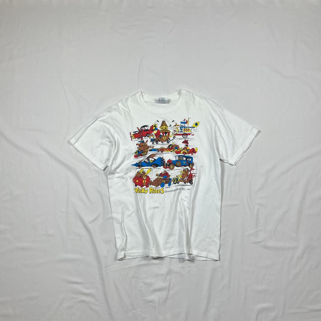 90‘s 웨키레이스 wacky races 카툰 반팔티 상품이미지1