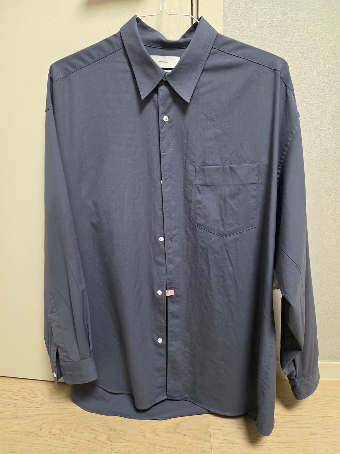그라프페이퍼 23fw 파인울 셔츠 상품이미지1