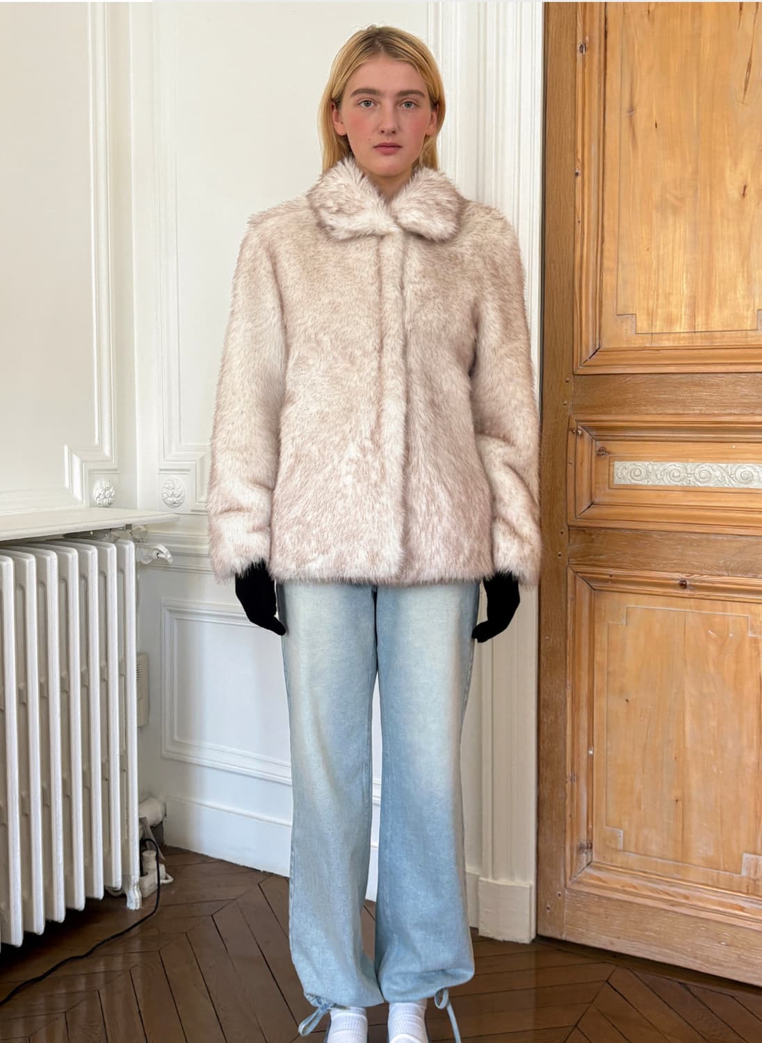 Sinoon 시눈 퍼자켓 (아이보리) 상품이미지3