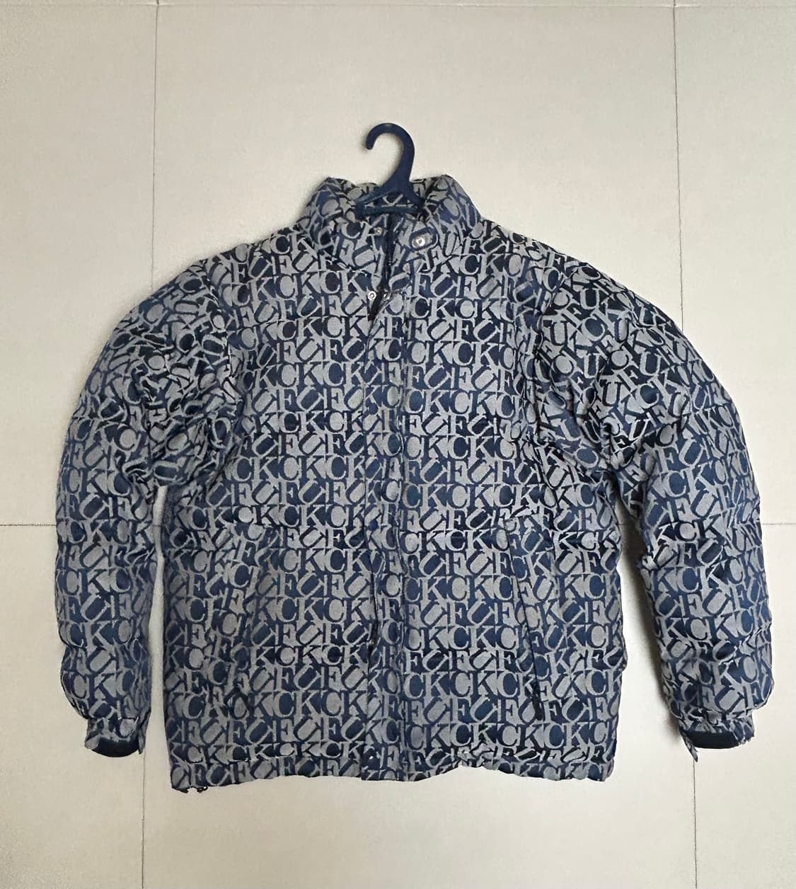 [M]슈프림 FUCK 자카드 패딩 상품이미지1