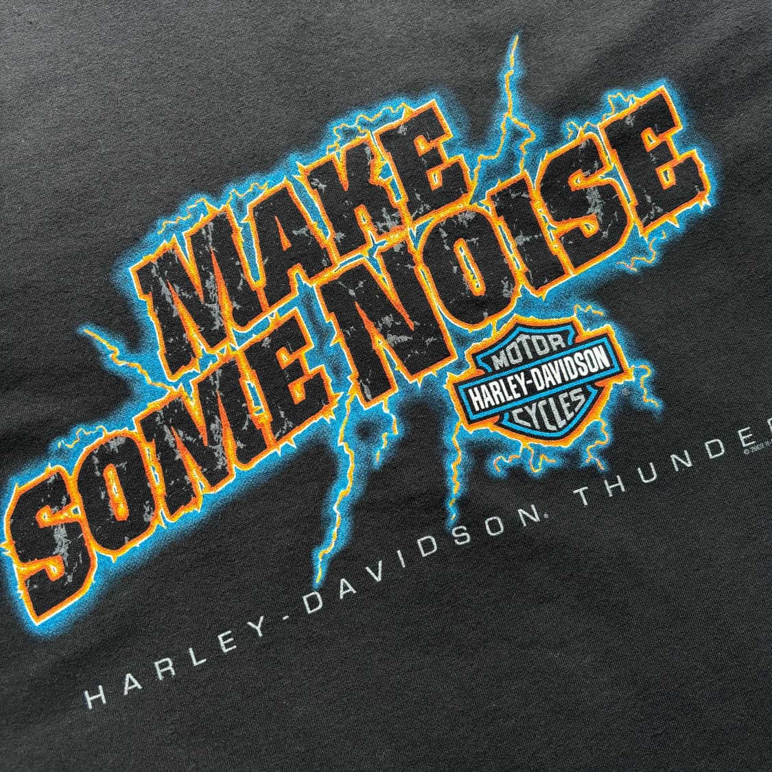 빈티지 할리데이비슨 라이트닝 티셔츠 상품이미지3