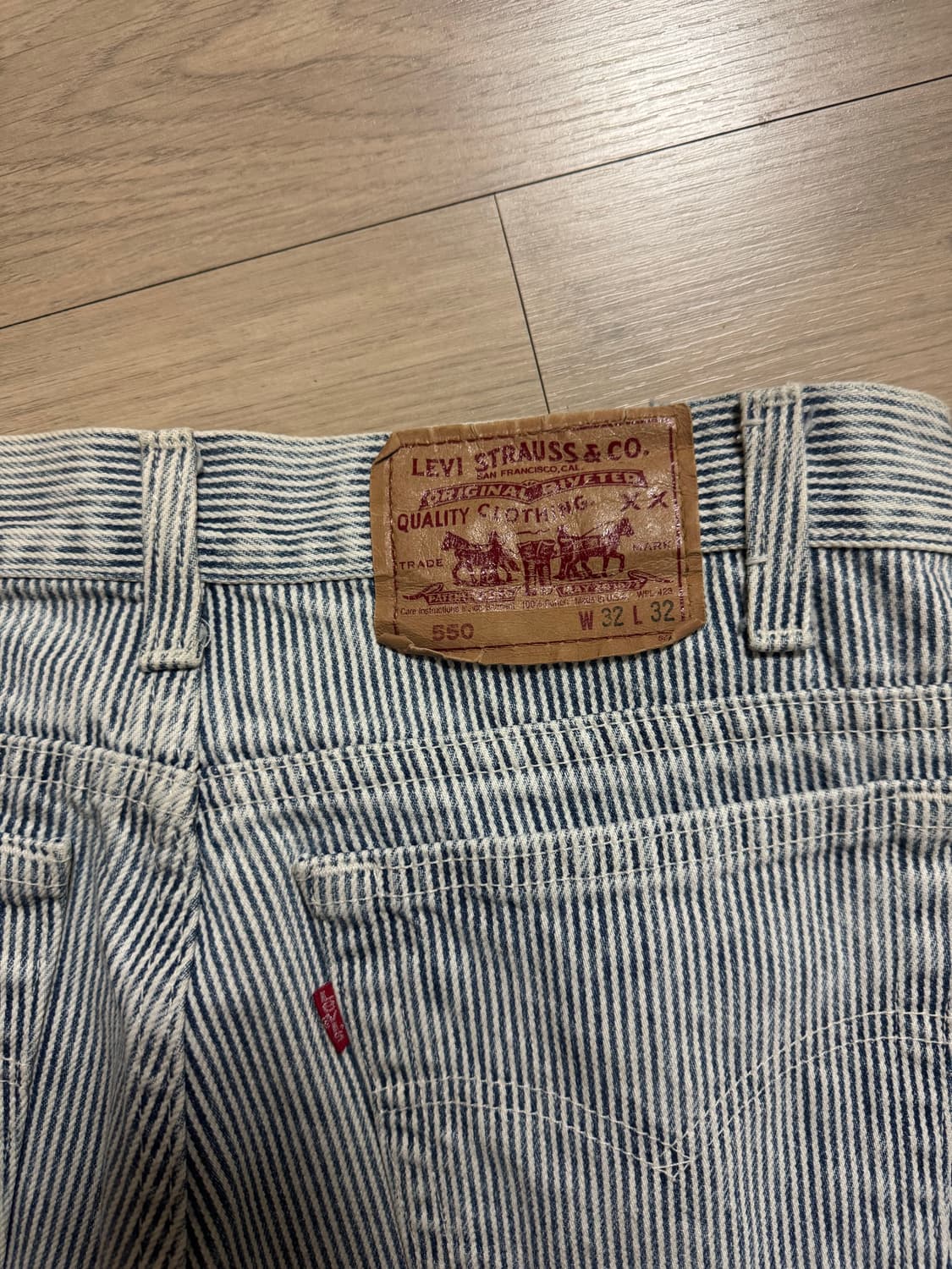 80s levis550 히코리 데님 32 상품이미지3
