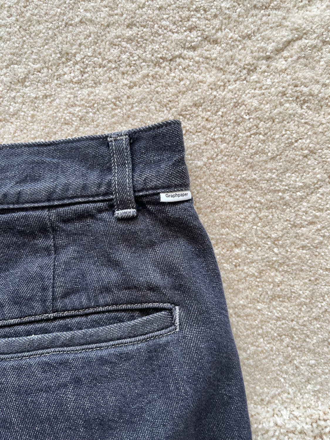 그라프페이퍼 투턱 데님 (31-32) 상품이미지9