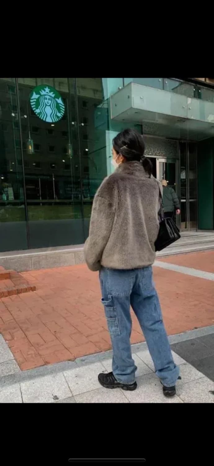 릿킴 퍼 자켓 정가 149000원 상품이미지5