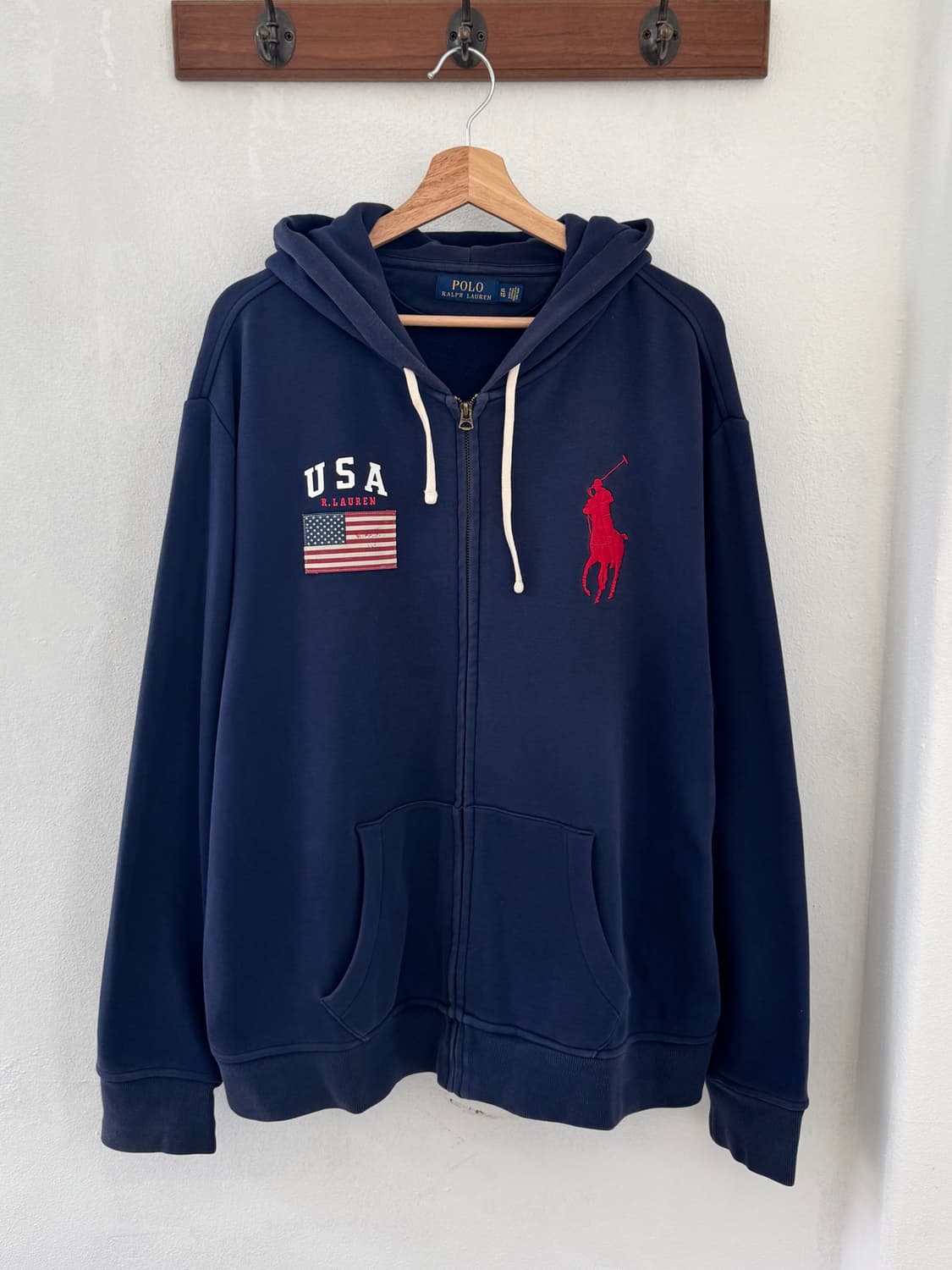 폴로 USA 빅포니 후드집업 상품이미지2