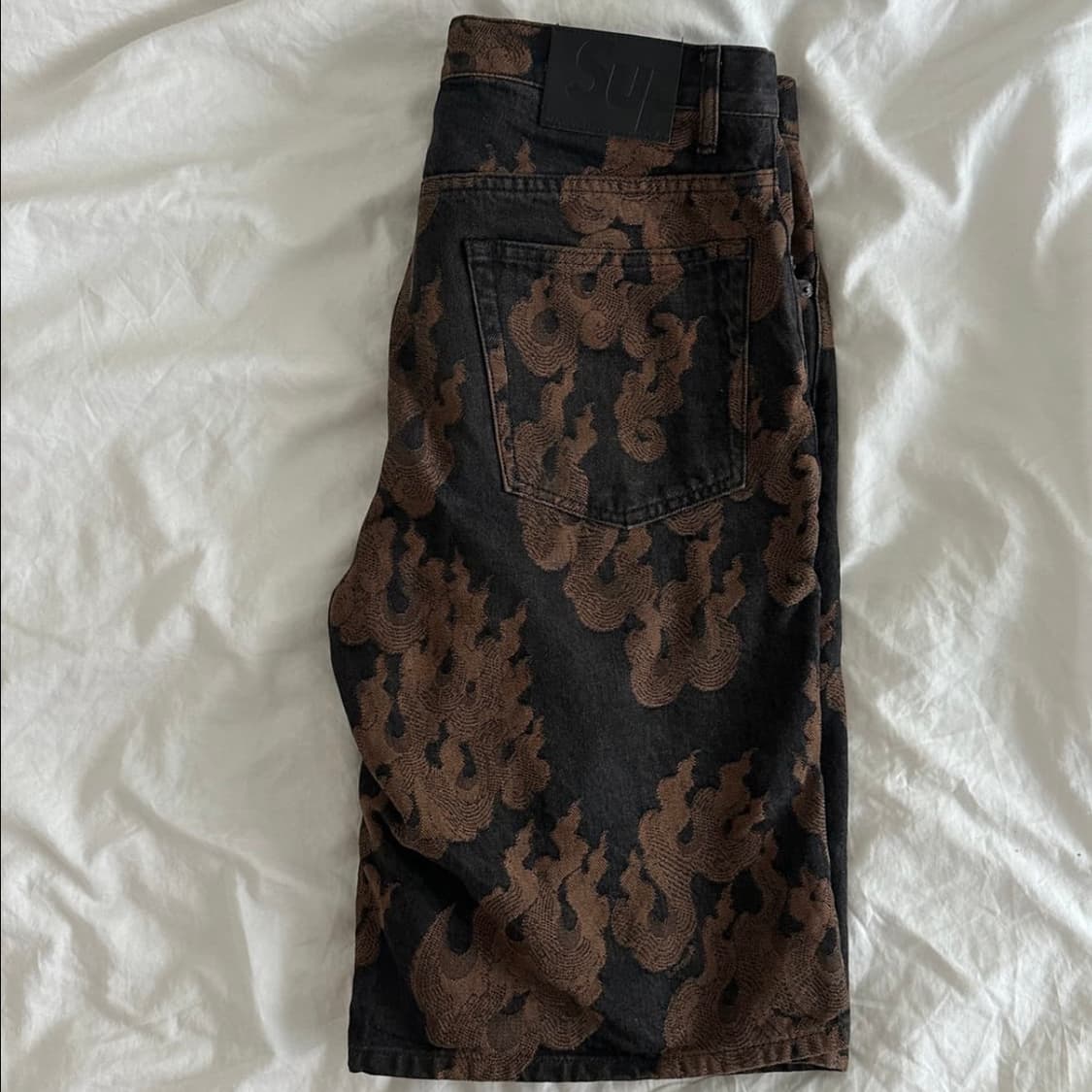 슈프림 블랙 데님 쇼츠 30 상품이미지2