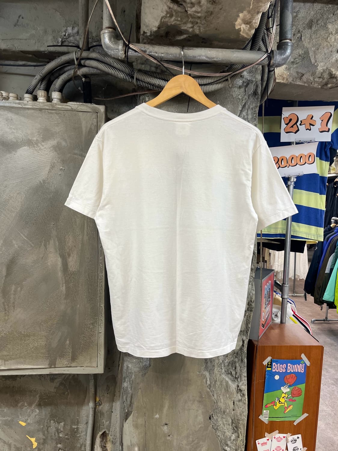 베이프 컬리지 반팔티 화이트 M #csz3810 상품이미지2