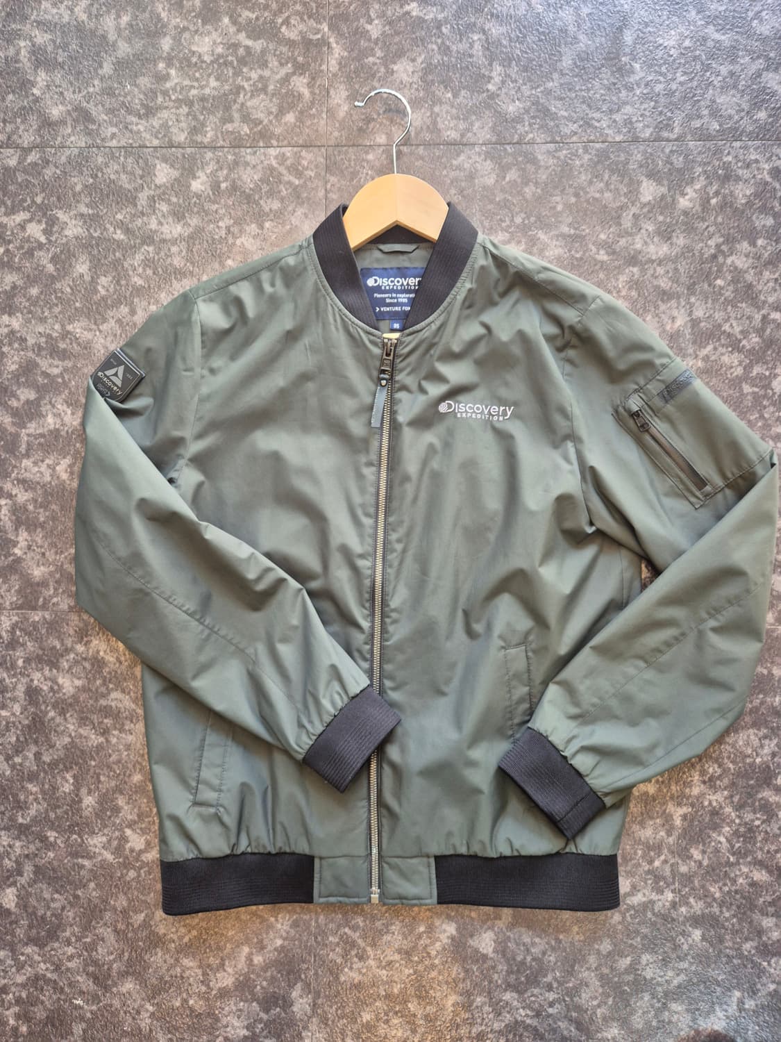 디스커버리 항공점퍼 / 카키 봄버 자켓-95 상품이미지1