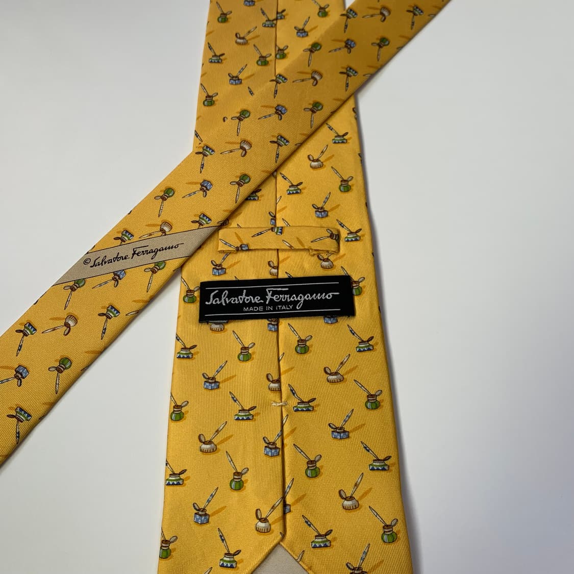 살바토레 페레가모 최상급 명품넥타이 A+등급 9.3cm 100실크 상품이미지5