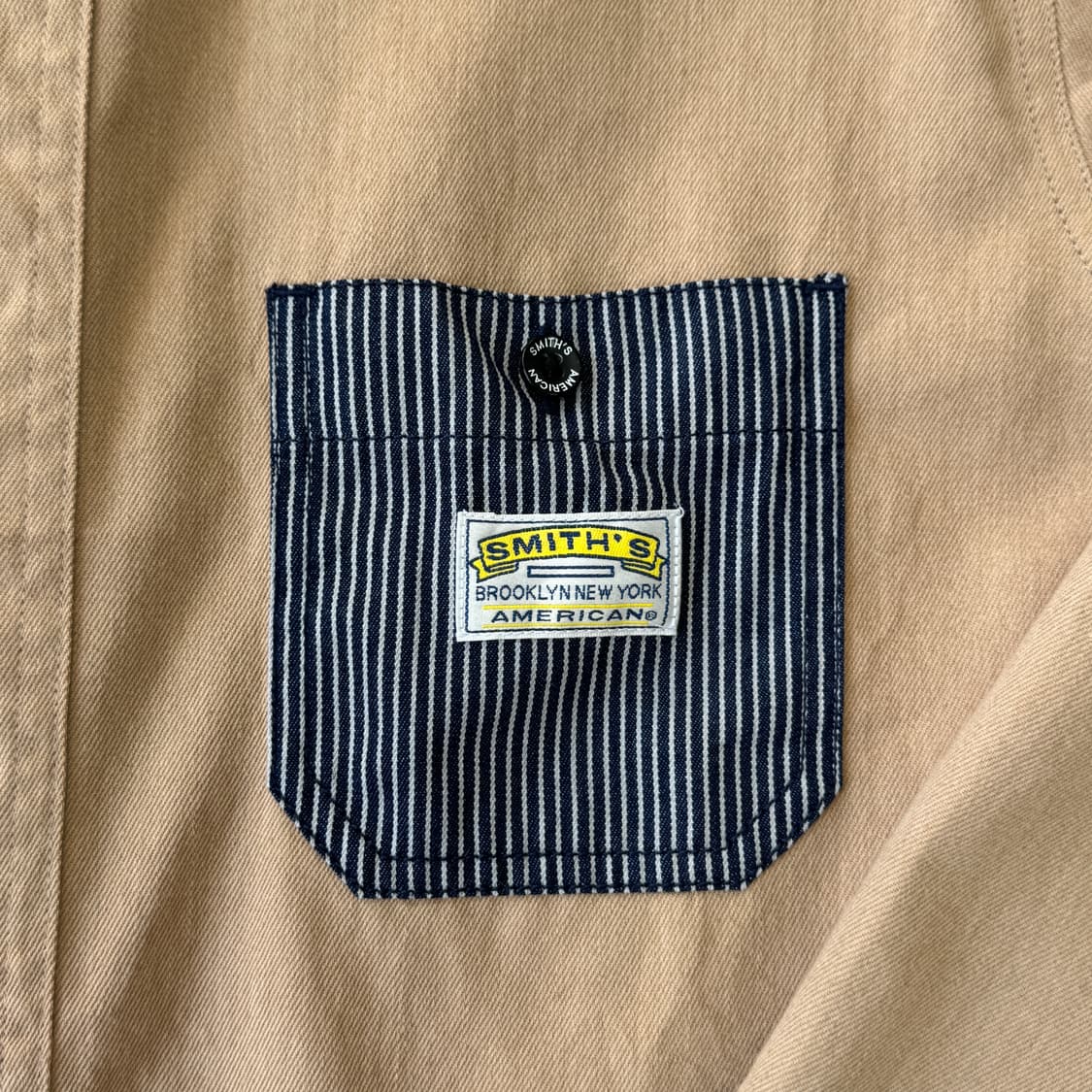 스미스아메리칸 재팬 베이지 워크셔츠 L 상품이미지3
