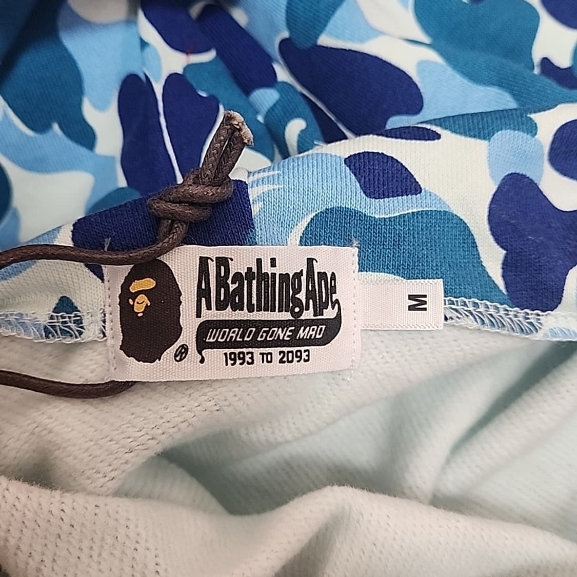 베이프 샤크후드 블루 M [일본 매장구매, 택&비닐 있는 새상품] 상품이미지5