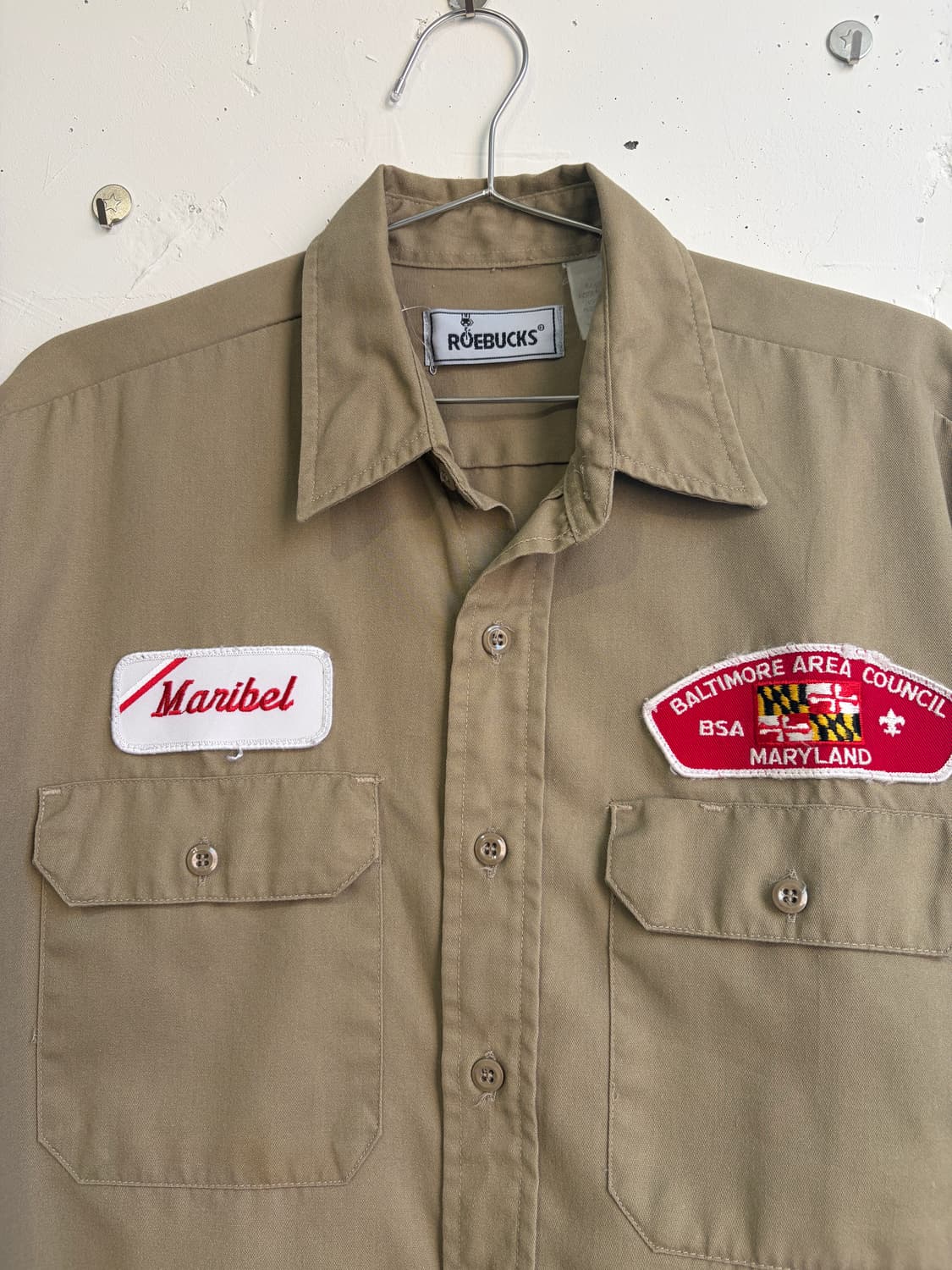 80's ROEBUCKS short sleeve shirt 상품이미지2