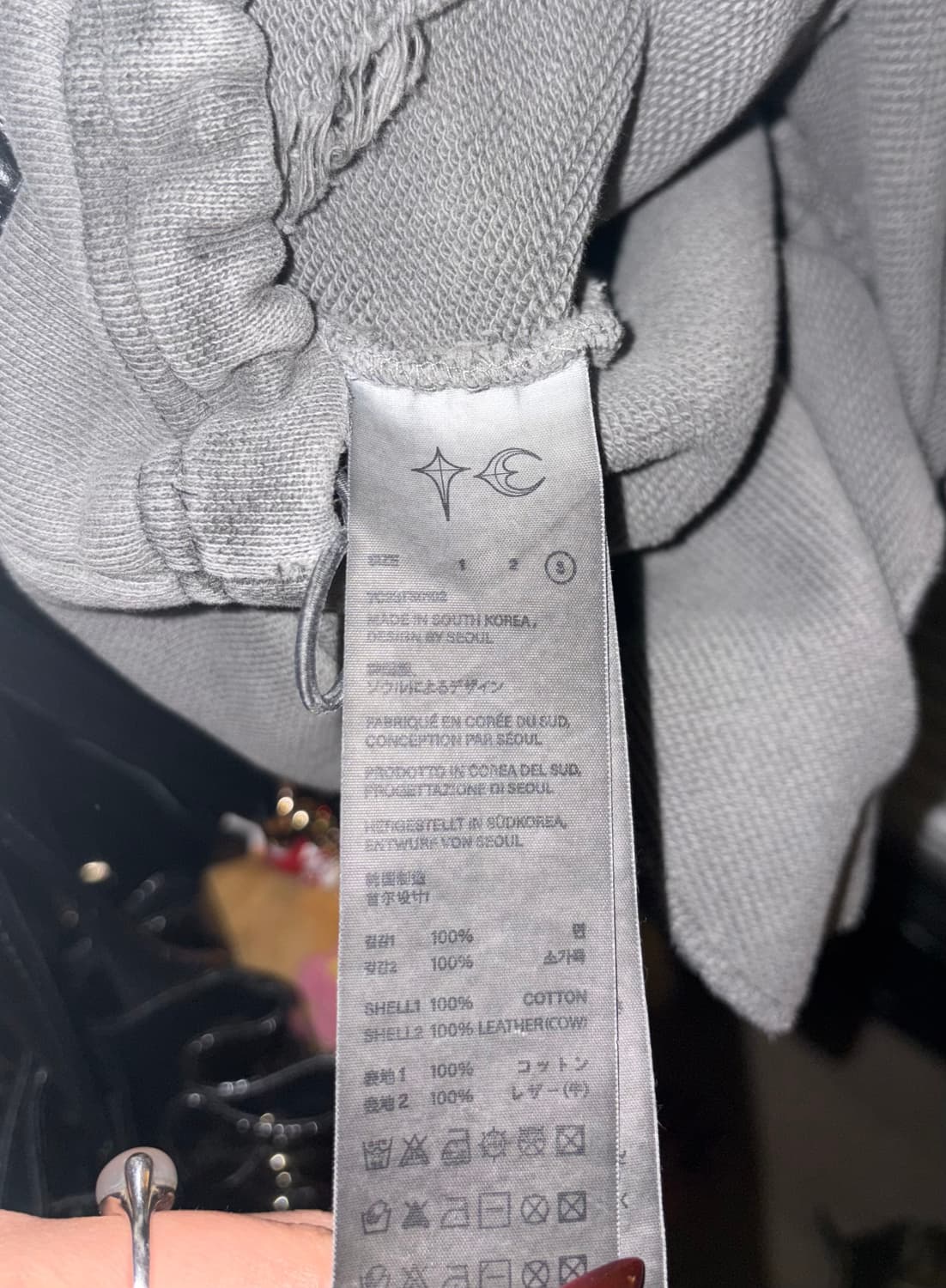 떠그클럽 락 후드 그레이 상품이미지3