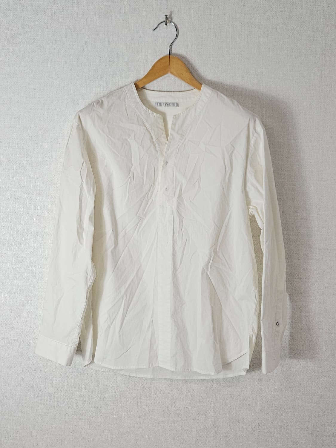 타임 옴므 TIME 버튼 차이나넥 셔츠 스탠드넥 105 상품이미지1