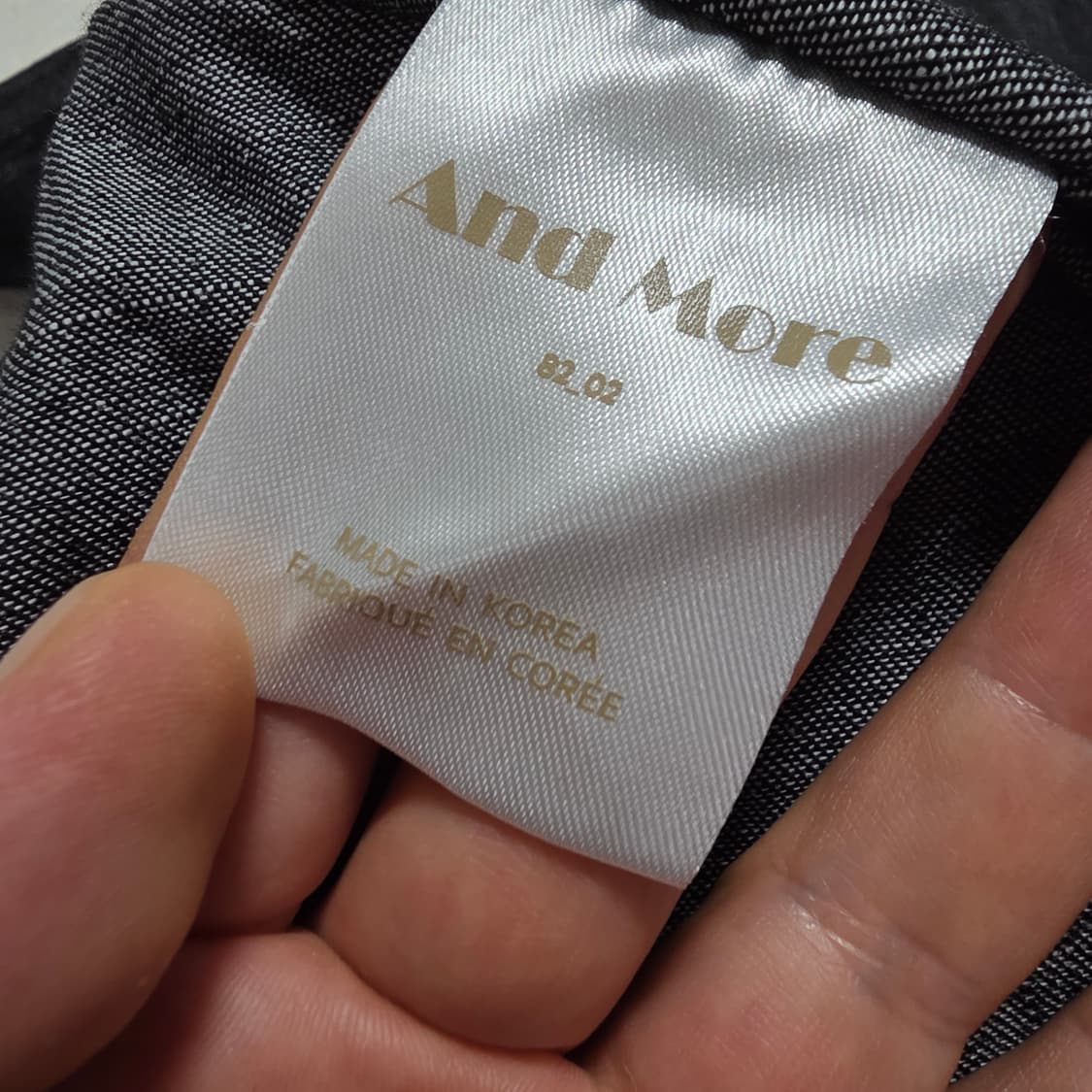 (L)앤드모어 데님 셔츠 상품이미지5