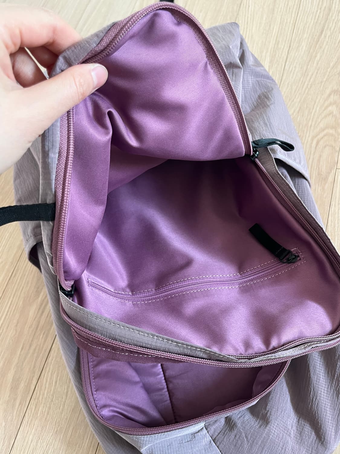 Pote Hideslot Classic Backpack(L) Purple 상품이미지5