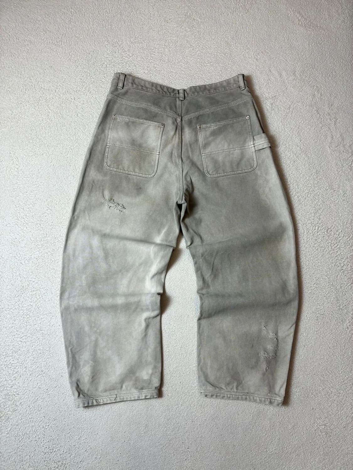 쿠어 COOR 오버 다잉 카펜터 피그먼트 데님 팬츠 PN7653 상품이미지6