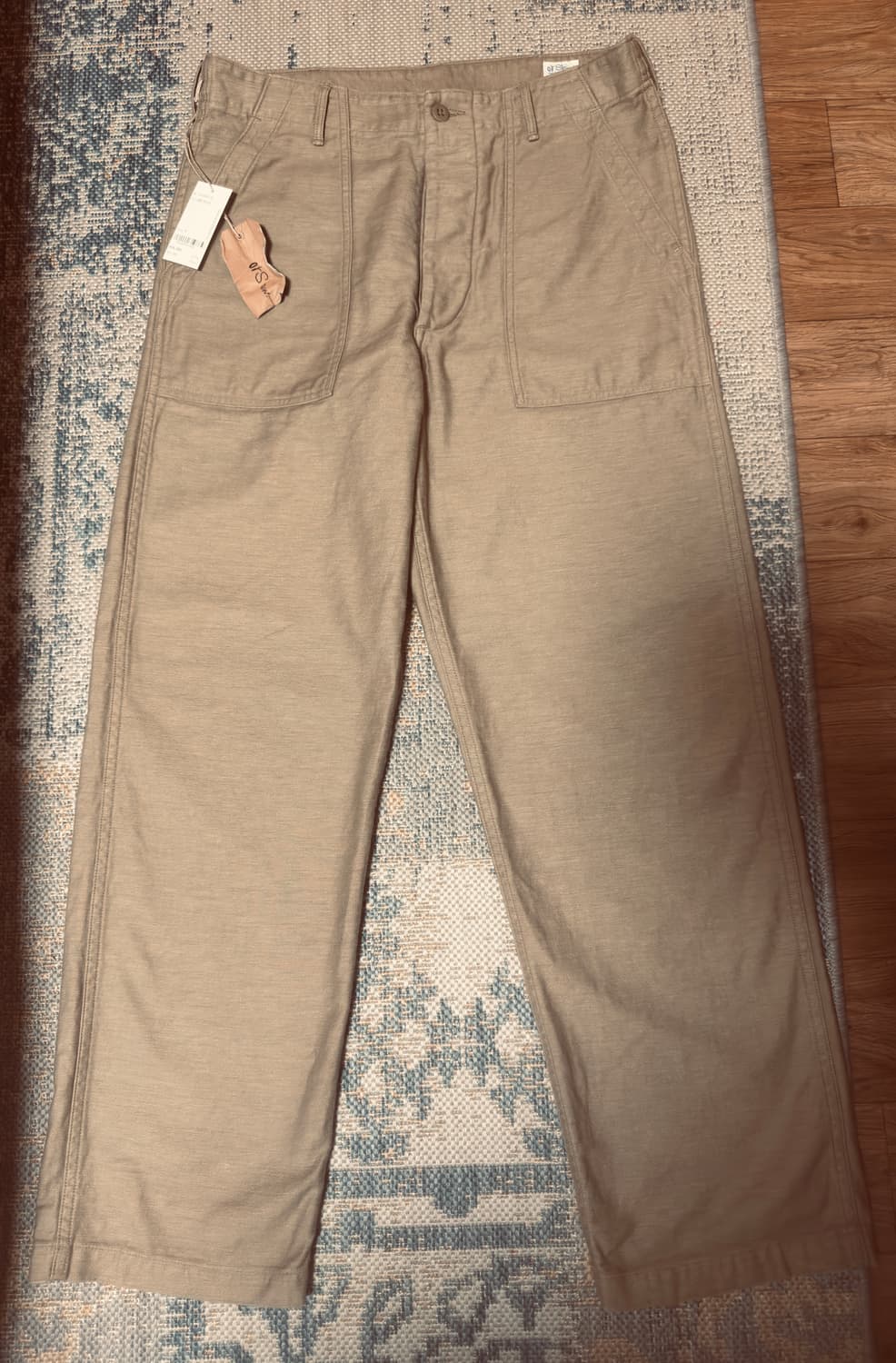 26SS 오어슬로우 레귤러핏 퍼티그 팬츠 샌드베이지 상품이미지1