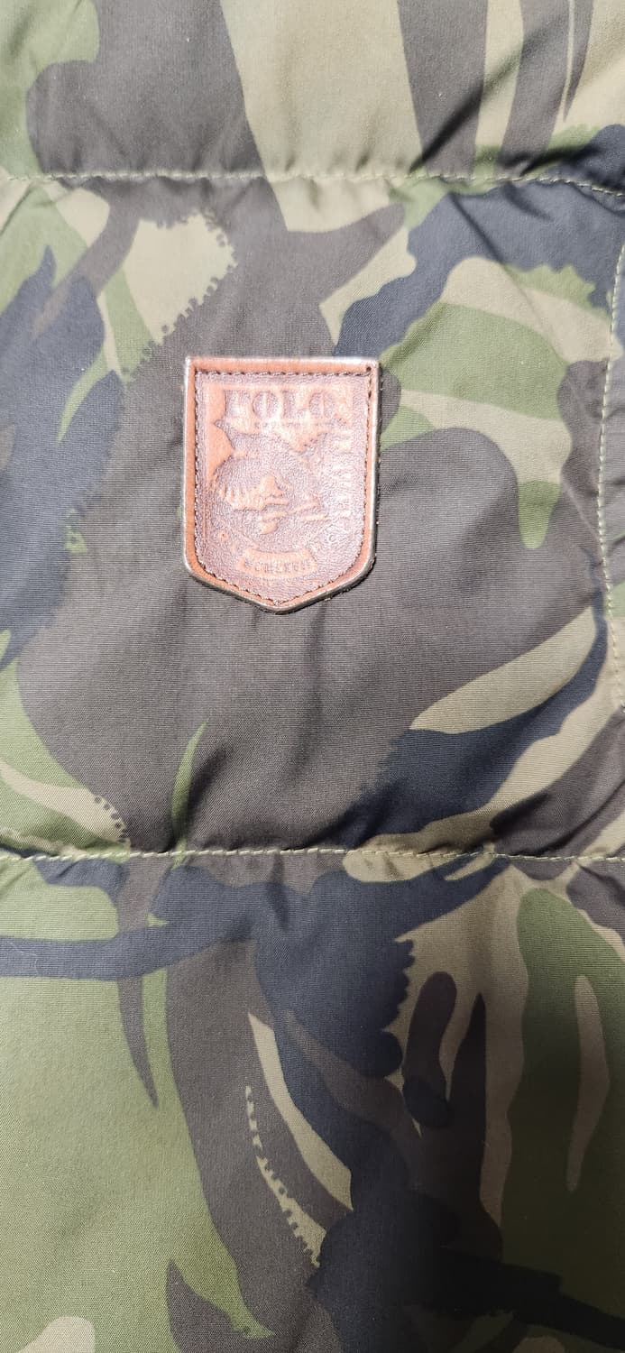 폴로 타이거카모 패딩 베스트 xs 상품이미지2