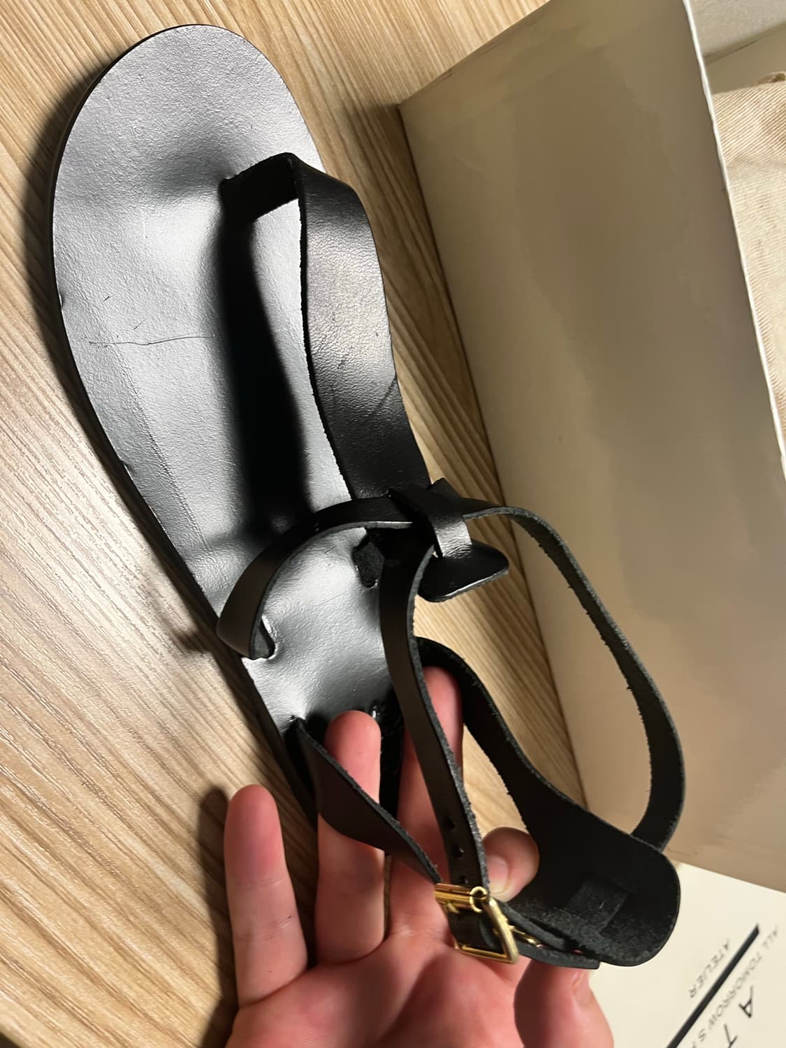 ATP Atelier 욜란다 블랙 샌들 36사이즈=230 상품이미지1