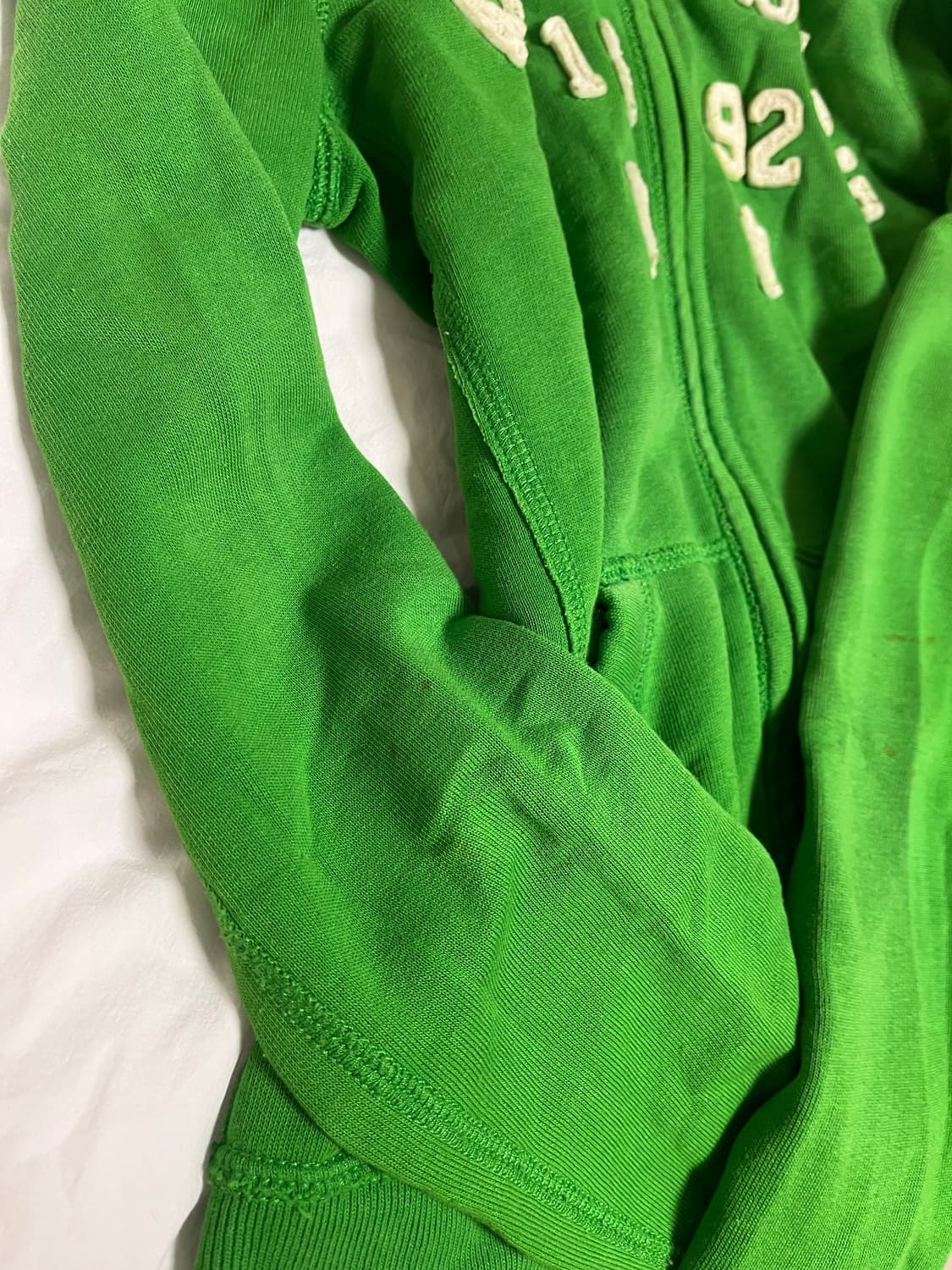 아베크롬비 y2k 딱붙핏 슬림 후드집업 후집 상품이미지3