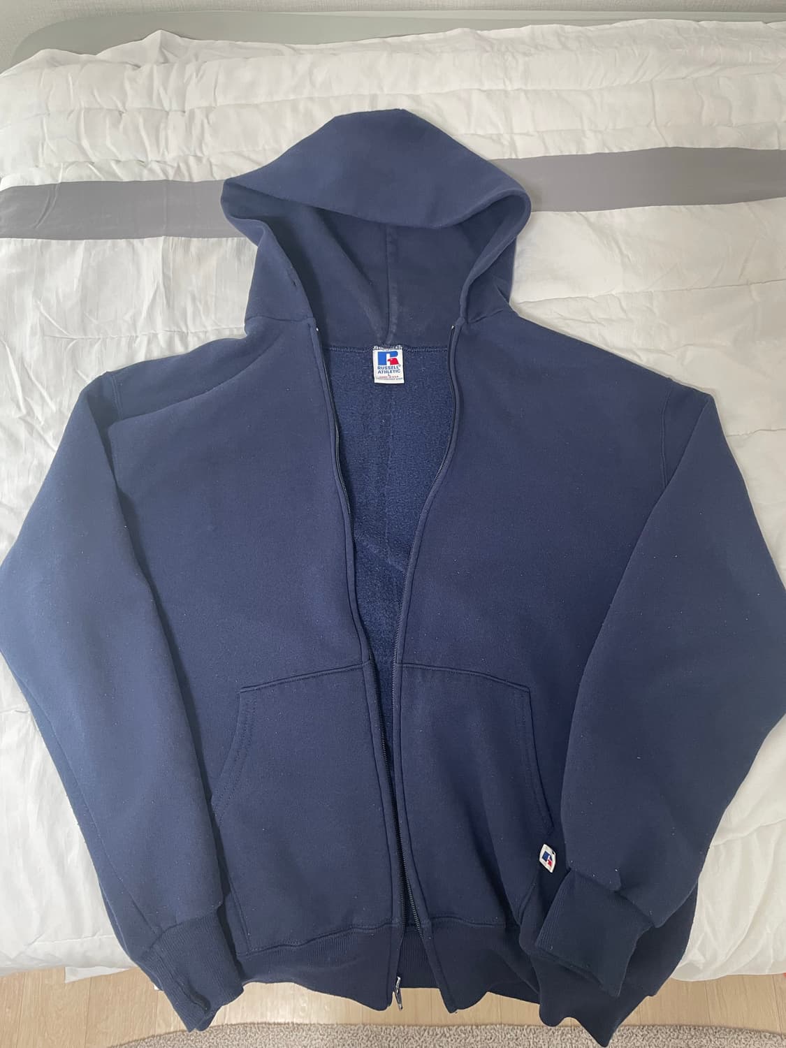 made in usa 80‘s 러셀 후드집업 L사이즈  상품이미지1