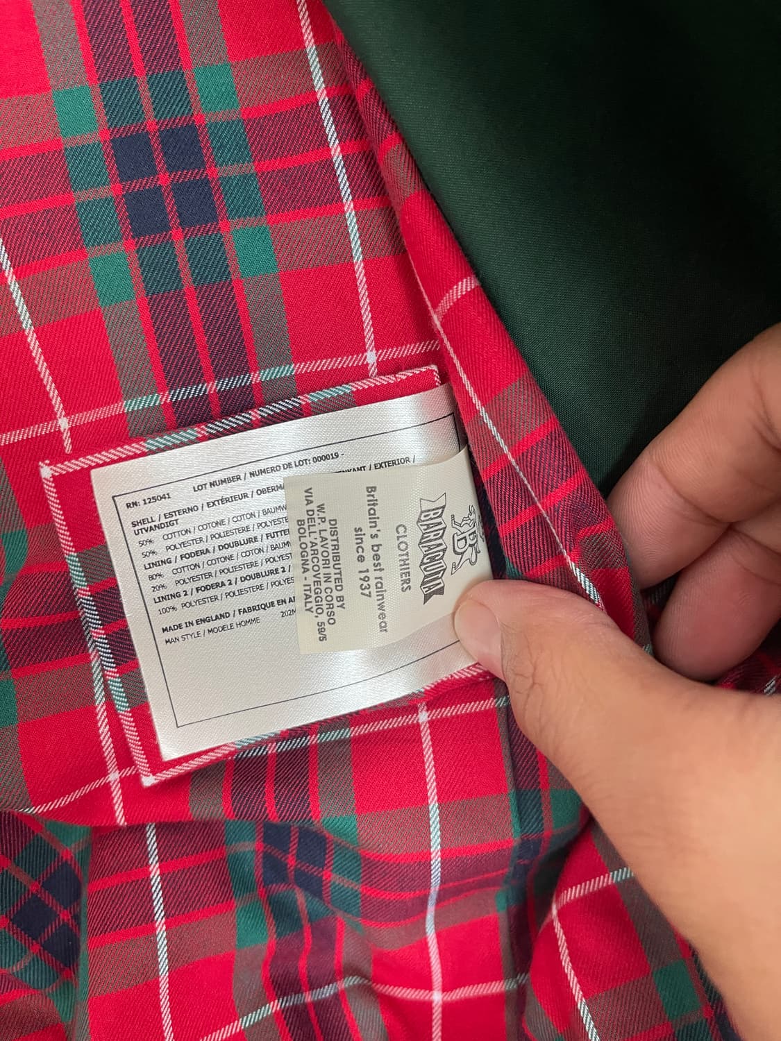 바라쿠다 G9 자켓 레이싱그린 40사이즈  상품이미지4