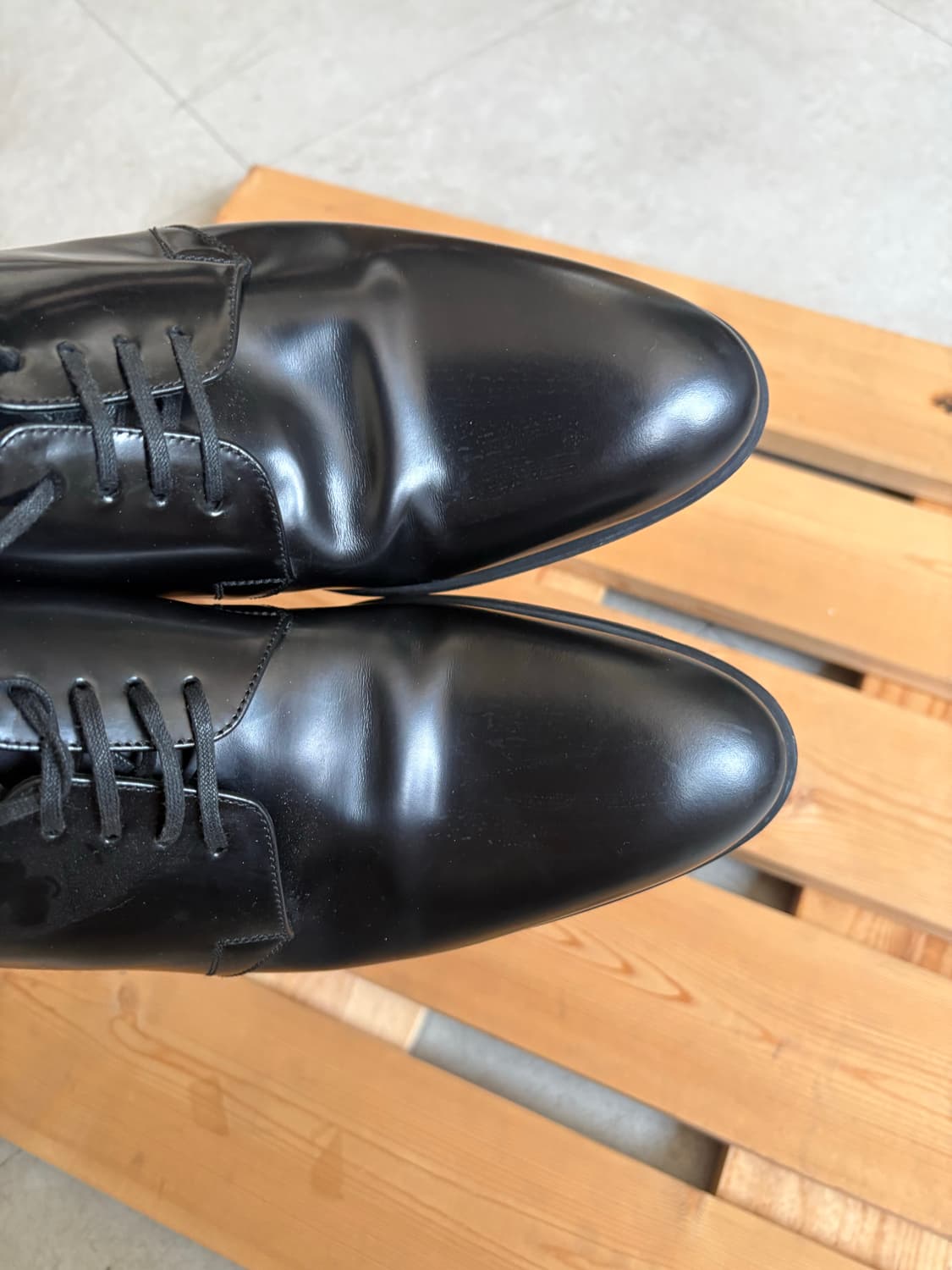 디올옴므 플레인 토 더비슈즈 42사이즈 상품이미지7