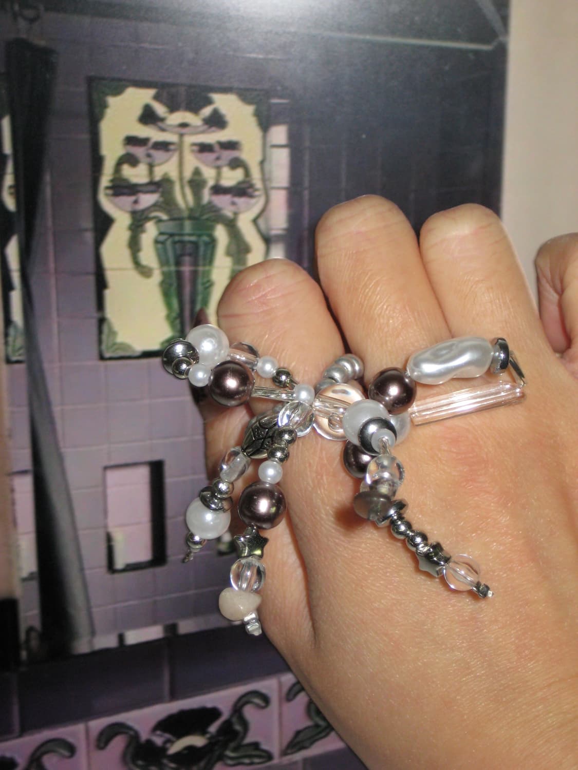 브라운 실버 스텔라 링반지 상품이미지3