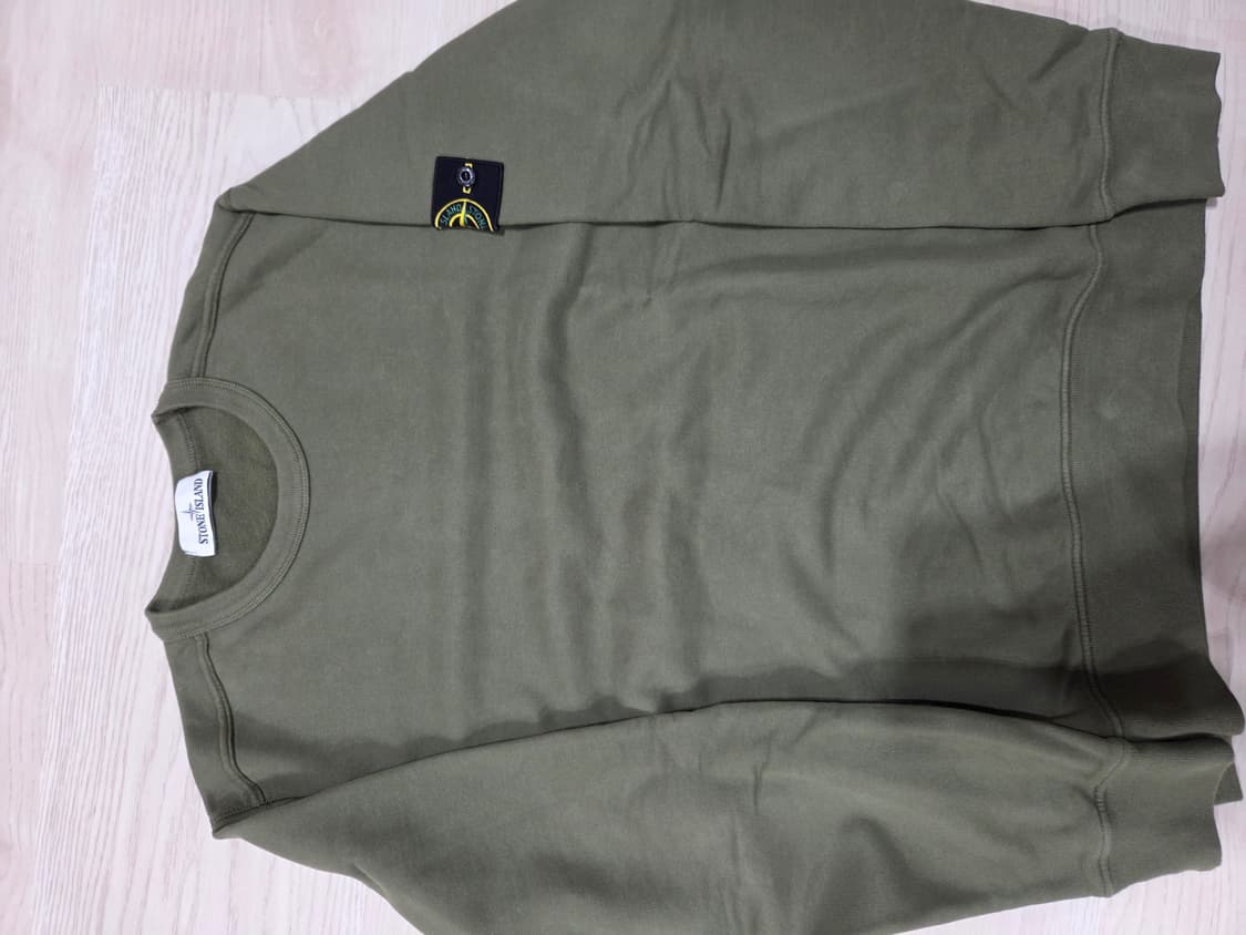 19FW 스톤아일랜드 맨투맨 올리브 XL 상품이미지1